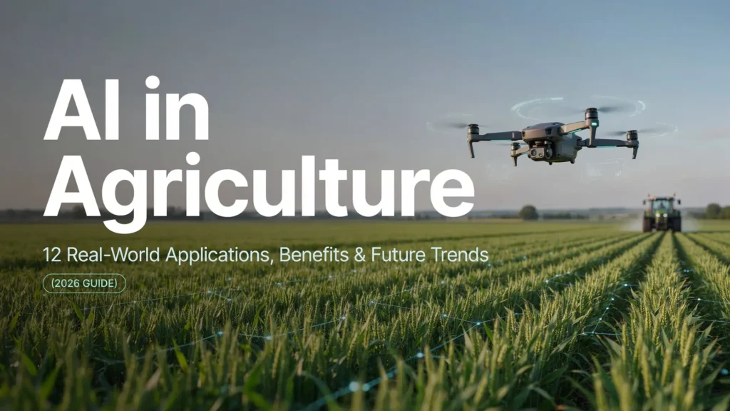 AI in Agriculture Applications: 12 Real-World Examples, Benefits & Future Trends (2026 Guide)