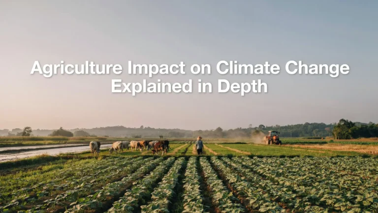 Agriculture Impact on Climate Change Explained in Depth 