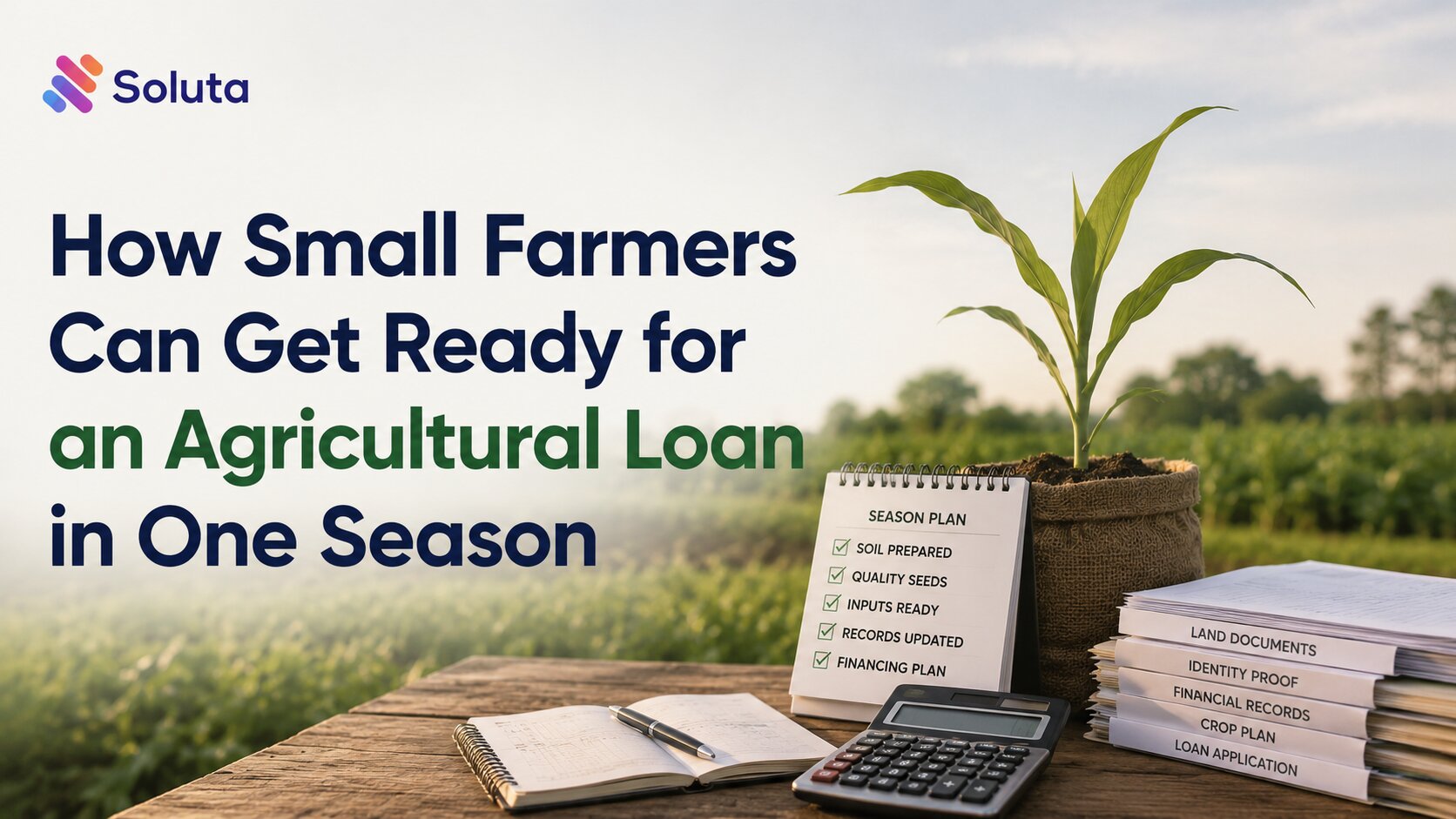 How Small Farmers Can Get Ready for an Agricultural Loan in One Season