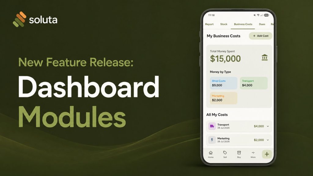 Dashboard Modules in Soluta